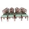 Federal Revival Shield Back Dining Chairs, 1980s, Set of 12, Image 1