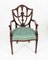 Federal Revival Shield Back Dining Chairs, 1980s, Set of 12, Image 12