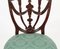 Federal Revival Shield Back Dining Chairs, 1980s, Set of 12, Image 6