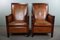 Art Deco Sheep Leather Armchairs, Set of 2, Image 2