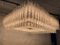 Große Glasröhren Deckenlampe von Doria, 1950er 8