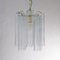 Ceiling Lamp in Murano Crystal Glass Trunks, 1990s 4