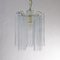 Ceiling Lamp in Murano Crystal Glass Trunks, 1990s, Image 4