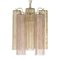 Tronchi Ceiling Lamp in Smoked and Pink Murano Glass, 1990s 2