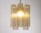 Tronchi Ceiling Lamp in Smoked and Pink Murano Glass, 1990s 9