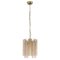 Tronchi Ceiling Lamp in Smoked and Pink Murano Glass, 1990s 1