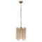 Tronchi Ceiling Lamp in Smoked and Pink Murano Glass, 1990s, Image 1
