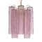 Ceiling Lamp in Glass Trunks Amethyst Color of Murano, 1990s 2