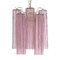 Ceiling Lamp in Glass Trunks Amethyst Color of Murano, 1990s, Image 2