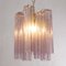 Ceiling Lamp in Glass Trunks Amethyst Color of Murano, 1990s 8