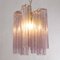 Ceiling Lamp in Glass Trunks Amethyst Color of Murano, 1990s, Image 8