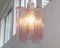 Lampada da soffitto con bauli in vetro color ametista di Murano, anni '90, Immagine 6