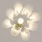 Petal Ceiling Lamp in Murano Glass Crystal and White Glass, 1990s 8