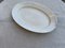 Grand Plat de Service Ovale Blanc, 1950 1