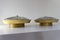 Orrefors Brass Wall Lamps by Fagerlund for Lyfa, 1960s, Set of 2 4
