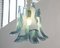 Lámpara de suspensión Petal de cristal de Murano y color blanco, años 90, Imagen 8
