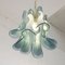 Lámpara de suspensión Petal de cristal de Murano y color blanco, años 90, Imagen 7