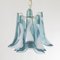 Petal Suspension Lamp in Murano Glass Color and White Color, 1990s, Image 5