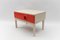 Small Vintage 1 Series Drawer with Red Front, 1970s 4