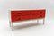 Small Vintage 1 Series Drawer with Red Front, 1970s 14