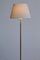 Vintage Swedish Lighting Floor Lamp in Glass and Brass from Falkenbergs Belysning, 1960s 9