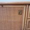 Vintage Chest of Drawers in Rattan and Bamboo, 1970s 4