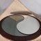 Vintage Mirror in Laminated Wood and Double Glass, 1970s, Image 7