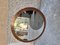 Vintage Mirror in Laminated Wood and Double Glass, 1970s 4