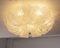 Lampadario da soffitto vintage in vetro di Murano trasparente fatto a mano con graniglia, Italia, anni '80, Immagine 5