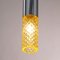 Deckenlampen mit Gestell aus Muranoglas & Chrom, Italien, 1990er, 2er Set 8