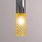 Deckenlampen mit Gestell aus Muranoglas & Chrom, Italien, 1990er, 2er Set 11