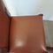 Chairs in Leather by Silvio Coppola for Bernini, 1970s, Set of 4 5