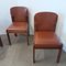 Chairs in Leather by Silvio Coppola for Bernini, 1970s, Set of 4 7