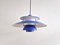 Blue Purple Ph5 Pendant Lamp by Poul Henningsen for Louis Poulsen, Denmark, 1970s 4