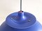 Blue Purple Ph5 Pendant Lamp by Poul Henningsen for Louis Poulsen, Denmark, 1970s 3