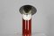 Lámpara de mesa de acero inoxidable, años 70, Imagen 3