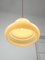 Mid-Century Italian Yellow Brass and Glass Pendant Lamp, Image 4