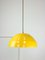 Yellow Metal Lamp, 1980s 1
