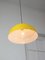 Yellow Metal Lamp, 1980s 2