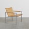 SZ02 Armchair in Leather attributed to Martin Visser for 't Spectrum, 1960s 1