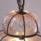 Lámpara Lanterna de color amatista marrón de Murano, Italia, años 90, Imagen 12