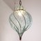 Venetian Lantern Lamp with Pointed Murano Glass Puffed Watercolor Color, Italy, 1990s 6