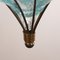 Venetian Lantern Lamp with Pointed Murano Glass Puffed Watercolor Color, Italy, 1990s, Image 11