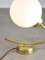 Mid-Century Italian Brass and Opaline Wall Lamp, Image 5