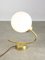 Mid-Century Italian Brass and Opaline Wall Lamp 6