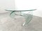 Glass Propellor Coffee Table, 1980s 1