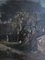Karl Girardet, Paesaggio forestale con bambino e galline, Olio su tavola, Incorniciato, Immagine 2