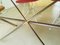 Vintage Wood & Brass T3 Table by Caccia Domination for Azucena, 1950s, Image 3