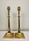 Empire Brass Table Lamps, 1970s, Set of 2 1