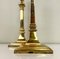 Empire Tischlampen aus Messing, 1970er, 2er Set 4